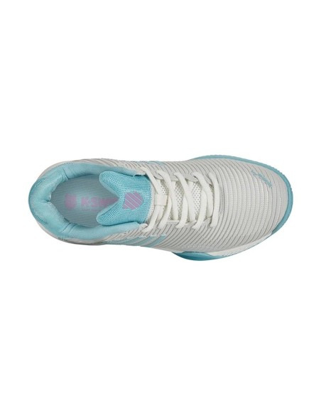 Kswiss Hypercourt Express 2 Hb Mujer Blanco Azul | Ofertas de pádel